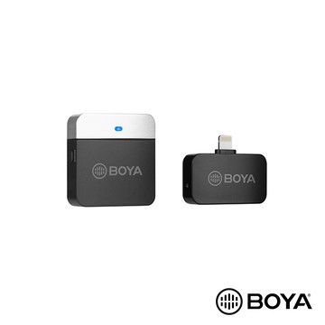 │無線麥克風 BOYA 博雅 BY-M1LV-D 直插式 可監聽麥克風 Lightning 接口 正成公司貨