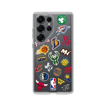 Galaxy S25 Ultra Clear 透明 - NBA - Mix Logos