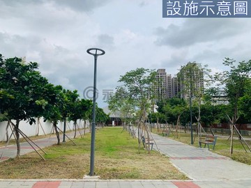 面公園近太子置地廣場可蓋2戶臨路住宅區建地｜台中市大里區大里段
