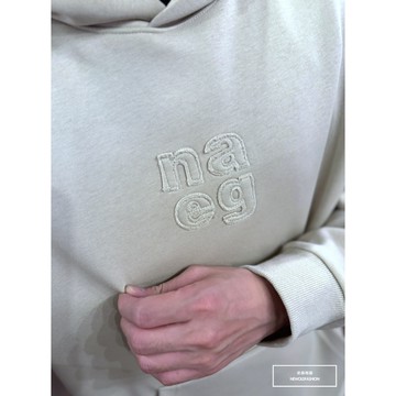 Nor.116 厚磅車線拼字帽T-卡其《NOR1109116》