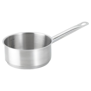 ELO 電磁爐適用 單柄不鏽鋼湯鍋 16cm 銀色 - 輕巧易用 快速導熱  1個