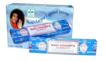 [綺異館]  印度香 賽巴巴香 -南印版 15g ／1打裝 素馨花＋檀香  SATYA SAI BABA Nag Champa