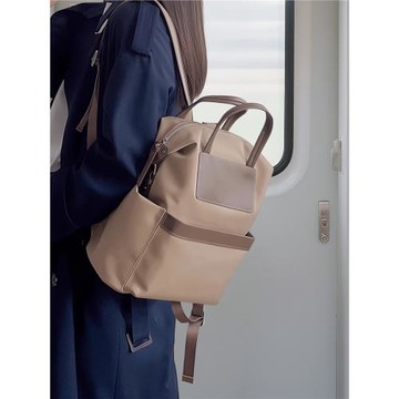 (免運)音樂家新款手提女士背包媽咪外出上班通勤雙肩包尼龍防水質感書包