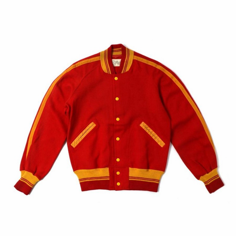 1950's USMC WARM UP ATHLETIC JACKET アワードジャケット スタジアム