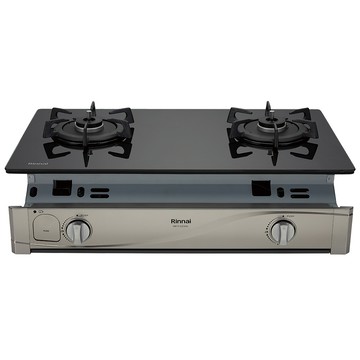 林內 感溫玻璃雙口崁入爐 桶裝 MBTS-Q230G(B) LPG