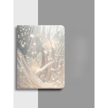 夢幻蝴蝶適用ipad10保護套2022新款air5/4平板第9代小羊皮2021ipadpro11帶筆槽蘋果10.2英寸air3全包九十防摔