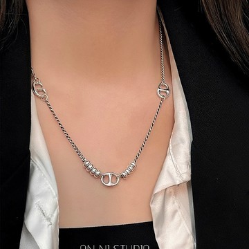 s925純銀項鍊  女生項鍊 復古項鍊 個性項鍊 歐美項鍊 抗過敏項鍊 不掉色項鍊 032
