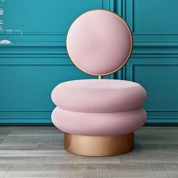 【臺灣公司 可打統編】免運 化妝椅 梳妝凳 北歐凳子網紅梳妝凳懶人化妝椅靠背美甲凳簡約輕奢家用沙發凳矮凳 可開發票 全館五折 工廠現貨直銷 新品特價 z10072