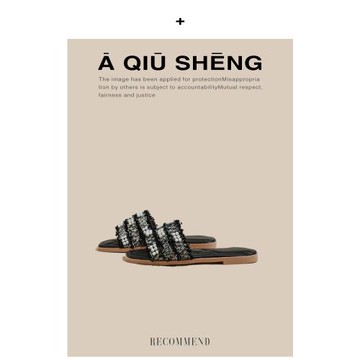 小香風網紅涼拖鞋女外穿2025新款夏季時尚平底百搭珍珠仙女一字拖