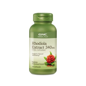 GNC 紅景天340膠囊食品(100粒/瓶) 愉悅好氣色 思緒清晰 增強登山好體力 珍貴西藏人參