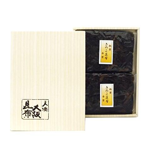 [天満大阪昆布] きのこ昆布(松茸・平茸) 330g×2袋 化粧箱入り　昆布 佃煮