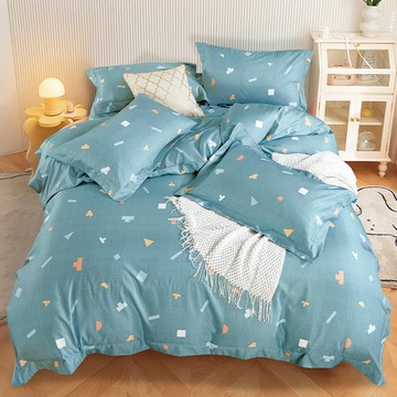 FOCA 吸濕排汗天絲涼被床包組  床包 + 涼被 + 枕套  單人  魔術方塊