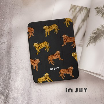 INJOY mall iPad mini7/6/5系列 樂天花豹 附筆槽平板保護套