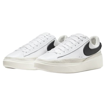 NIKE 耐吉 男款 BLAZER PHANTOM LOW 低筒休閒鞋 HF3119-101  29cm  SUMMIT WHITE + BLACK WHITE SAIL