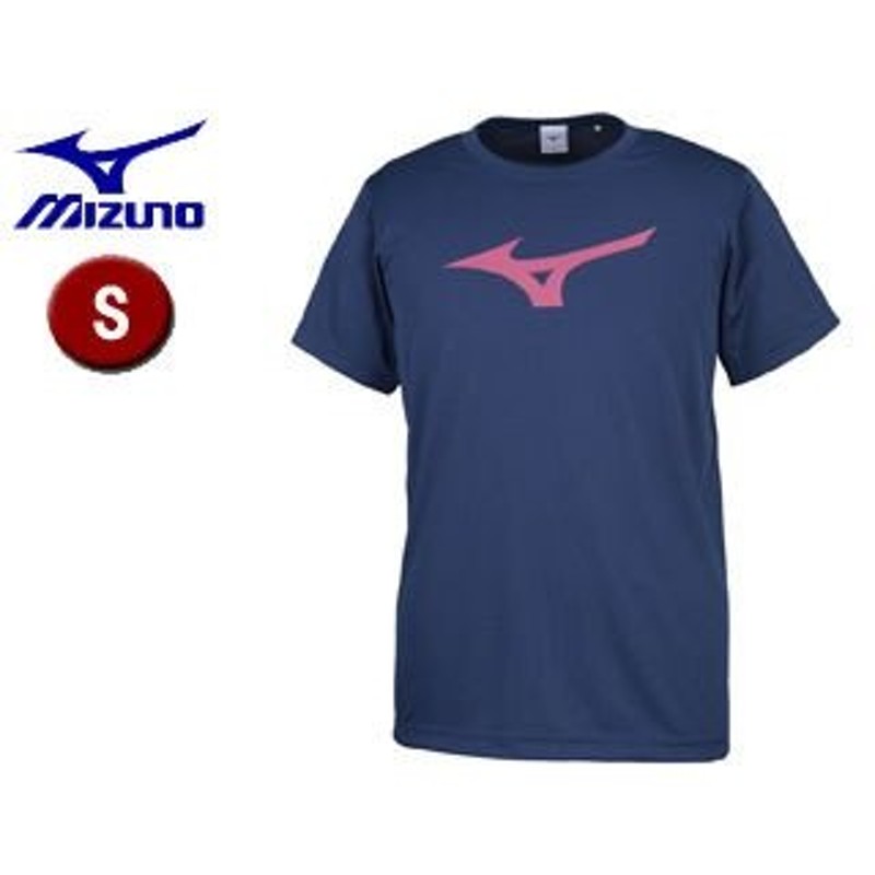 ミズノ mizuno 32JA8155-14 ＢＳ Ｔシャツ ビッグＲＢロゴ 【S】 （ドレスネイビー×マゼンタ） 通販  LINEポイント最大0.5%GET | LINEショッピング