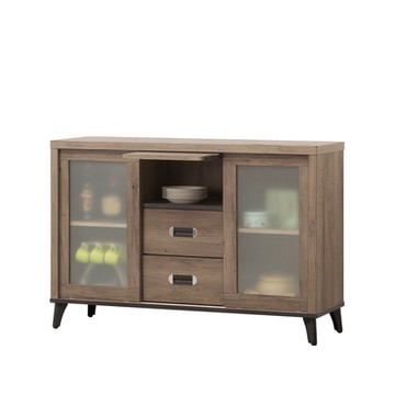 唯熙傢俱-樂娜灰橡色4尺餐櫃