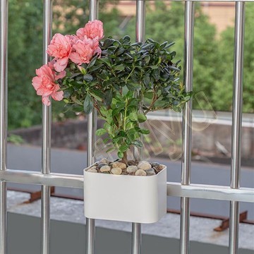 【臺灣上新】【熱銷】欄杆花架護欄陽臺家用室內懸掛式花盆懸掛鐵藝綠蘿盆栽置物架 【優選】