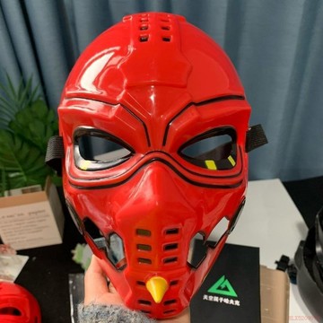 桃園出貨✨三角洲行動典獄長面具塞伊德紅色面具玩具成人遊戲動漫面罩模型