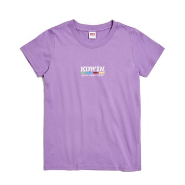 EDWIN｜女裝｜復古光譜印花短袖T恤