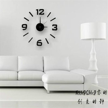 掛鐘 牆貼尺寸牆面無聲牆上時鐘創意 客廳裝飾 家用室內小型超薄少『CM1613』
