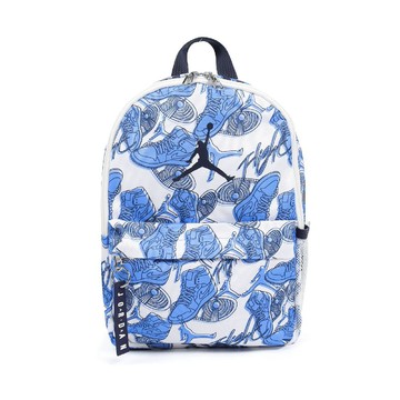 後背包 Air Jordan Mini 兒童款 藍 白 雙肩包 書包 包包 後背小包 JD2523016TD-005