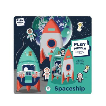 一起飛向宇宙【storytime toys】拼圖 - 太空火箭 媽媽 寶寶 兒童 3D拼圖 玩中學 收納 生日快樂 生日禮 快樂成長