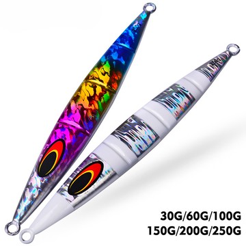 【TTFF】慢搖鐵板魚深海船釣夜光路亞餌30g/60g/100g/150g/200g/250g海釣假餌速沉路亞鐵板鉛魚漁