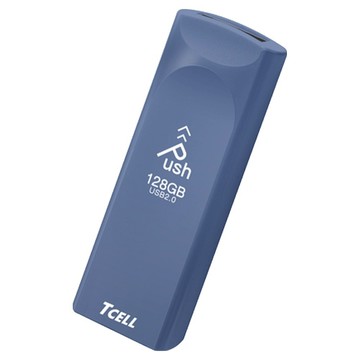 TCELL 冠元科技 USB2.0 Push推推隨身碟 128GB 防止縮回的推碟設計  1個