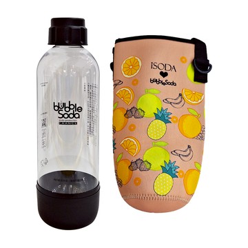 Bubble Soda 氣泡水機專用水瓶1L + 保冷袋
