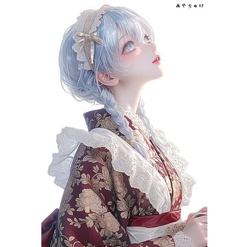 【9 月新作】07-144-0164 人物貼紙 幻想復古浪漫喫茶