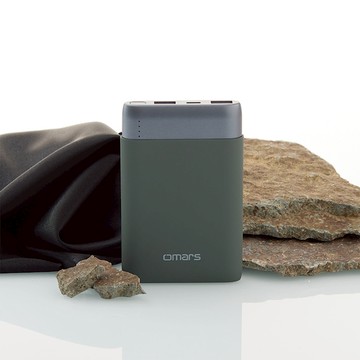 omars｜炫彩系行動電源PD20W+QC3.0快充10000mAh(黯夜黑)