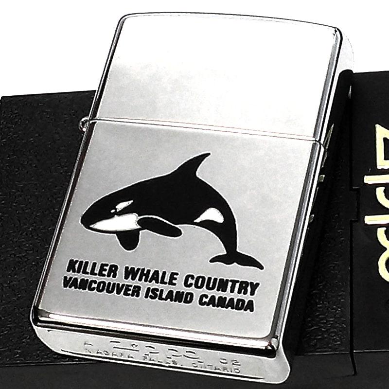 ZIPPO ライター カナダ製 2002年製 オンタリオ製 シャチ 廃盤 レアジッポ 珍しい 未使用品 ビンテージ 絶版 | LINEブランドカタログ