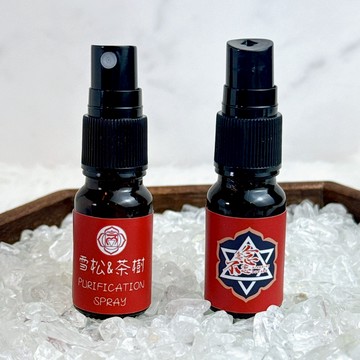 [水晶專賣24h出貨]紮根靜心 海底輪淨化噴霧 雪松&茶樹 負能量淨化 水晶消磁 七脈輪 冥想 淨化