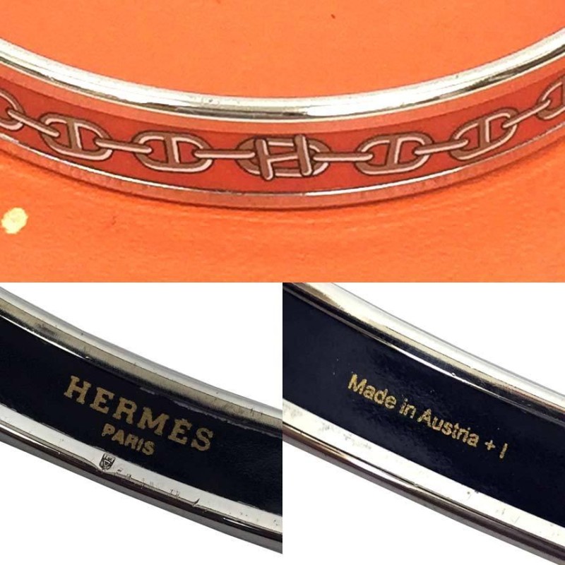 送料無料 HERMES エルメス エマイユPM バングル ブレスレット エナメル 七宝焼 シェーヌダンクル レディース アクセサリー aq5072 |  LINEショッピング