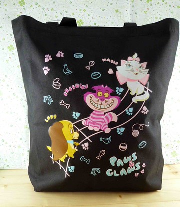 【震撼精品百貨】The Aristocats Marie 迪士尼瑪莉貓 側背袋-綜合人物黑 震撼日式精品百貨