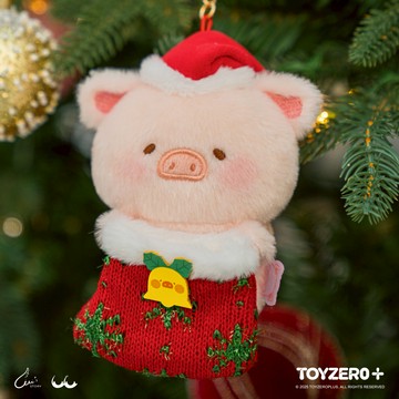 【Toyzeroplus】罐頭豬LuLu 聖誕系列 - 聖誕毛絨掛件