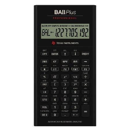 Texas Instruments BA II Plus Professional Advanced Financial Calculator by Texas Instruments