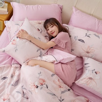 【廠商直送】戀家天絲被套床包組-漫舞輕紗-加大
