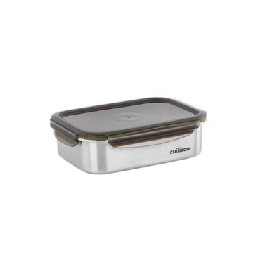 酷藝師可微波316不鏽鋼方形保鮮盒3號約350ml