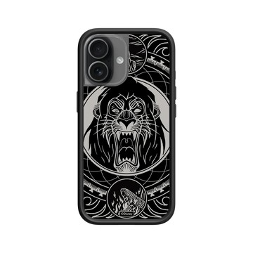 iPhone 17 Mod NX -邊框背蓋組合 (相機按鈕) 黑 - Disney Villains - 獅子王 — 刀疤咆哮