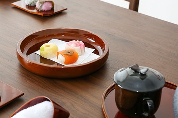 飛驒春慶 元田漆器 利休盛盤