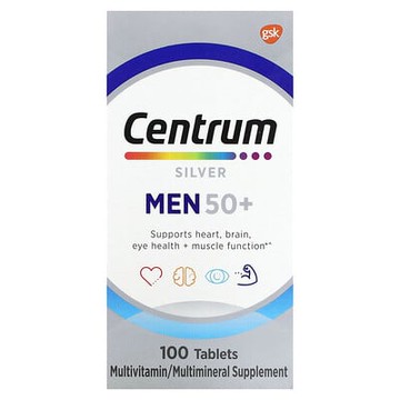 Centrum, 50 歲以上男士專用銀片，100 片