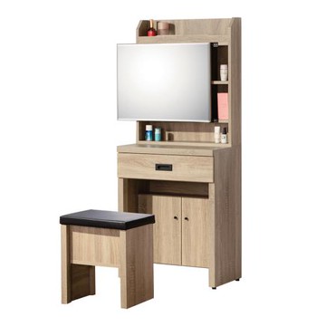 【唯熙傢俱】喬伊橡木色2尺化妝台