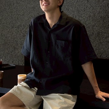 【Metanoia】🇰🇷韓製 天絲亞麻短袖襯衫