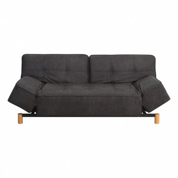 【IDEA】三段式厚實彈力摺疊科技布沙發床/布沙發(扶手+椅背隨意可折)