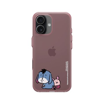 iPhone 17 Clear (相機按鈕) 晶醺玫 - 迪士尼-小熊維尼 Disney Winnie The Pooh - 插畫家系列(Nagano) - 維尼與屹耳