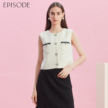 EPISODE - 氣質百搭帥氣小香風背心馬甲E43901