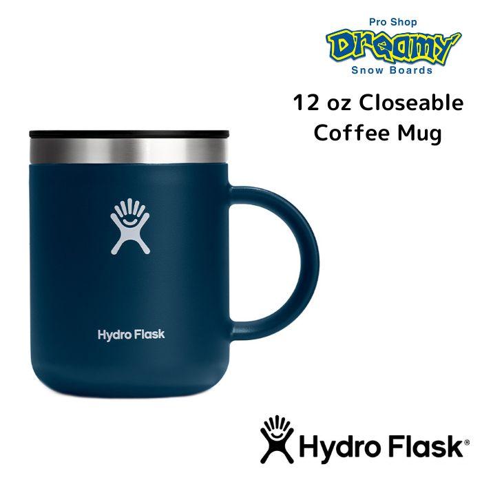 HydroFlask ハイドロフラスク 12 oz Closeable Coffee Mug Indigo 8901080101222 354ml ステンレス コーヒー マグカップ 正規