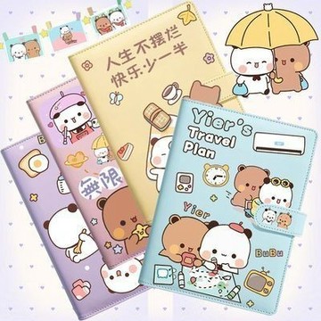 一二布布筆記本 一二布布手賬本 一二布布記事本 便攜帳本 日記本 生日禮物 記事本 筆記本 日記本 活頁本