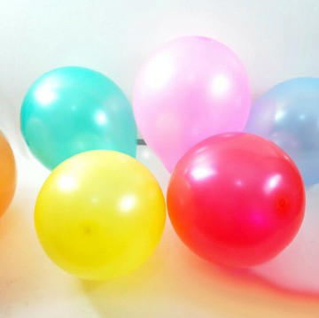 泓陽新年春節元旦布置結婚慶大號彩色裝飾珠光氣球20個裝好評如潮